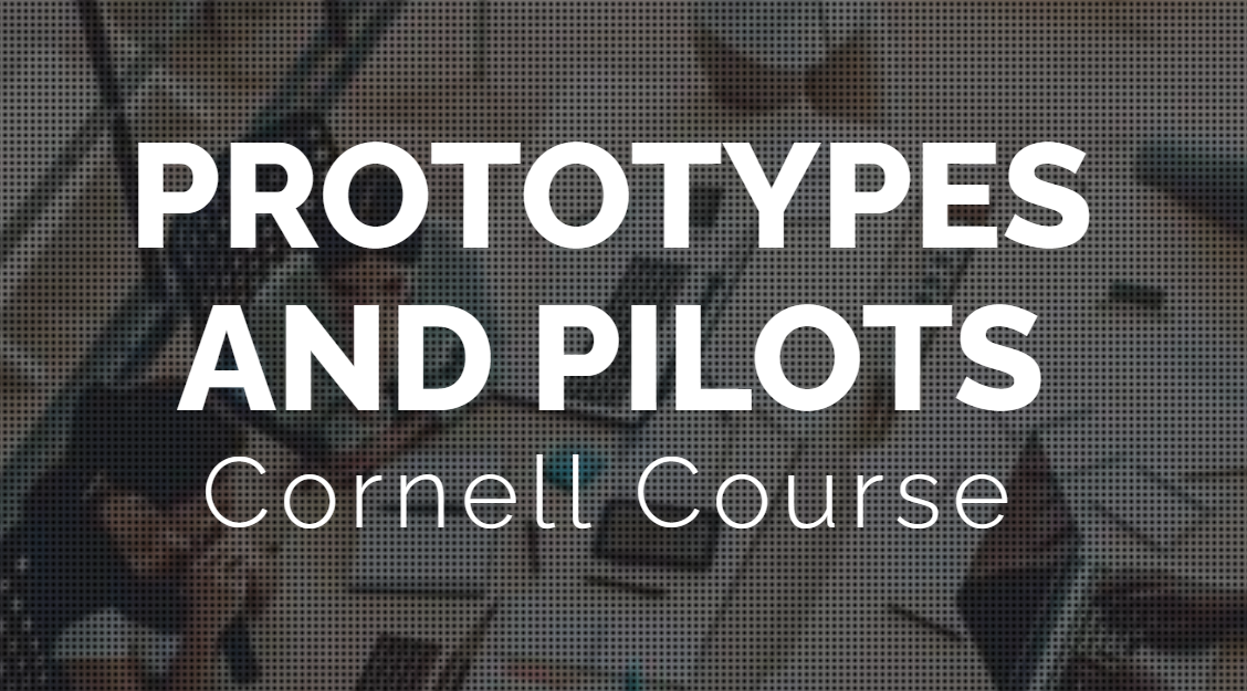 CTECH116 - Prototypes and Pilots