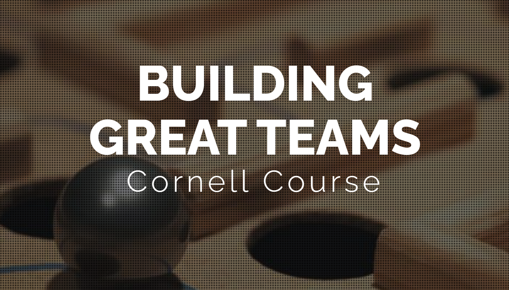 Building Great Teams (LSM633)